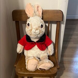Charming Plush  Original Peter Rabbit with Red and Black Jacket